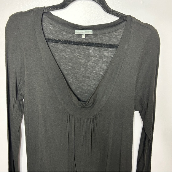 James Perse Wool Blend Long Sleeve Sheath Dress Size 4 Black - Picture 3 of 12